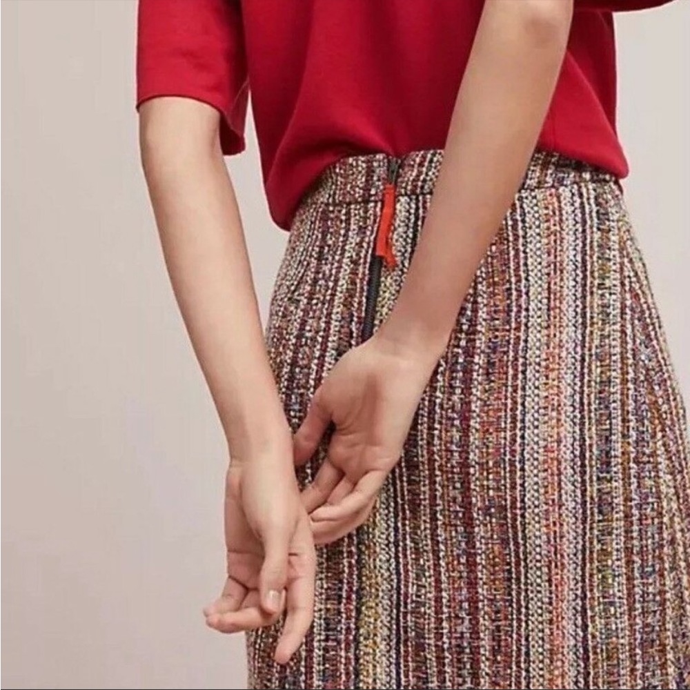SOLD Anthropologie tweed skirt